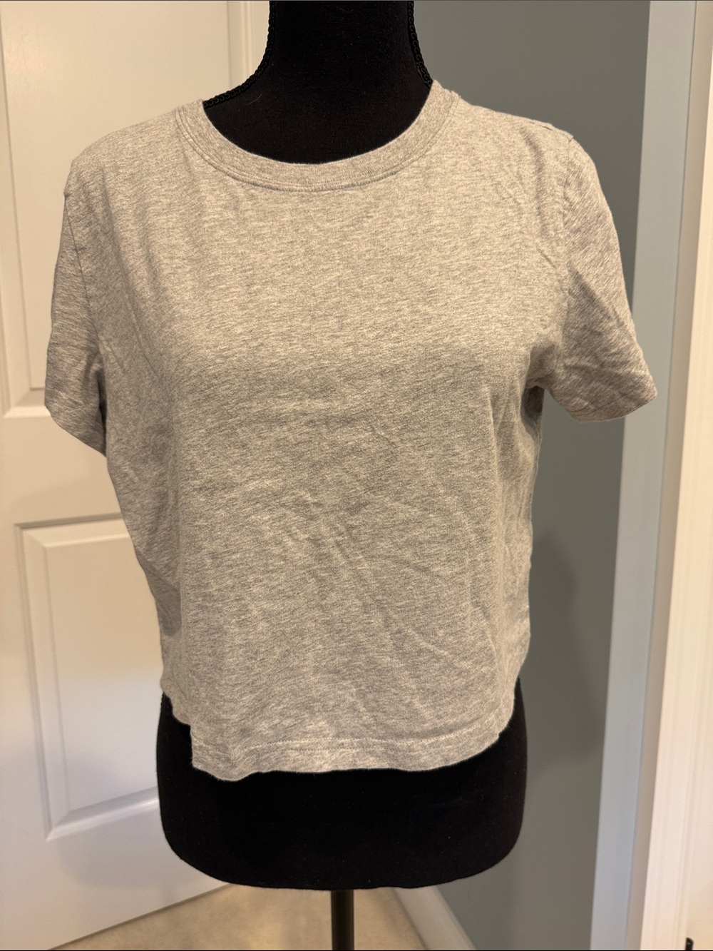 Aritzia  Heather Gray Women's Tshirt  Crop Casual Fit medium